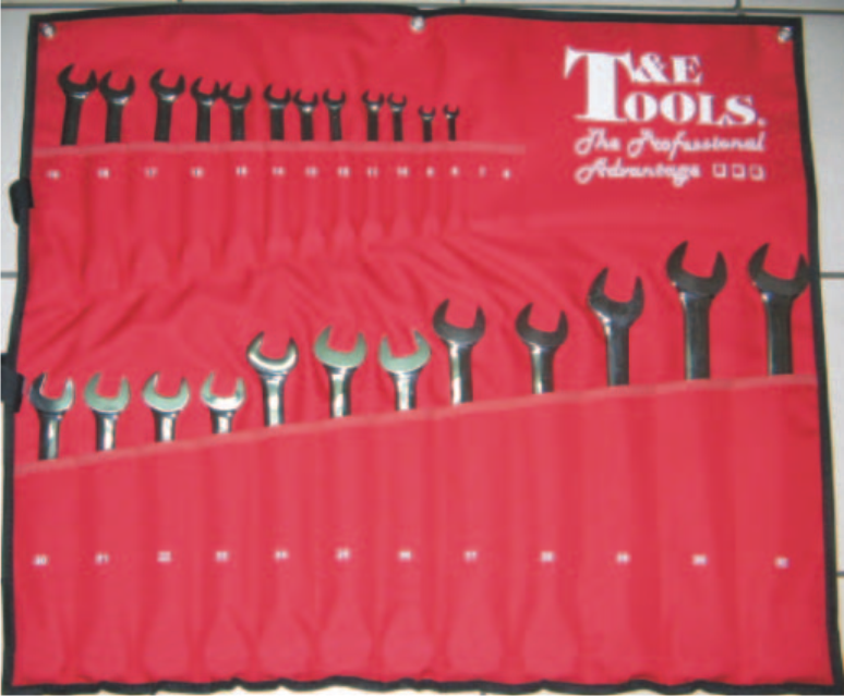 Wrenches T & E Tools 13126A 26 Piece Metric Combination Wrench Set