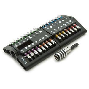 Nut Drivers, Star/Hex Handrivers & Screwdrivers Titan 16034 31 Pc Hi Performance Bit Set