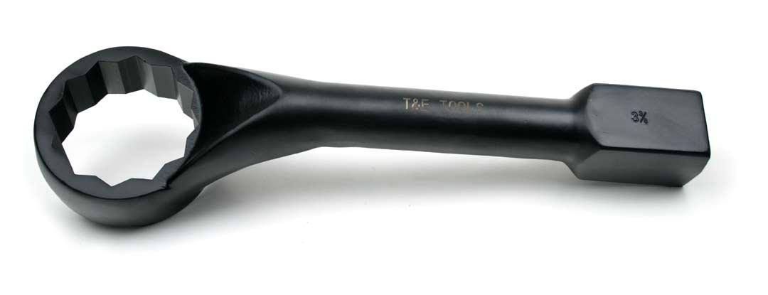 Striking Wrenches T&E Tools 3334-108 Heavy Duty 3 3/8 Inch Offset Striking Wrench 12 Point