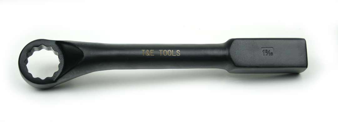 Striking Wrenches T&E Tools 3334-38 Heavy Duty 1 3/16 Inch Offset Striking Wrench 12 Point