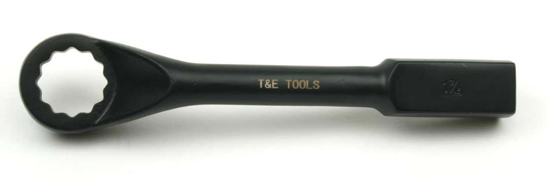 Striking Wrenches T&E Tools 3334-46 Heavy Duty 1 7/16 Inch Offset Striking Wrench 12 Point