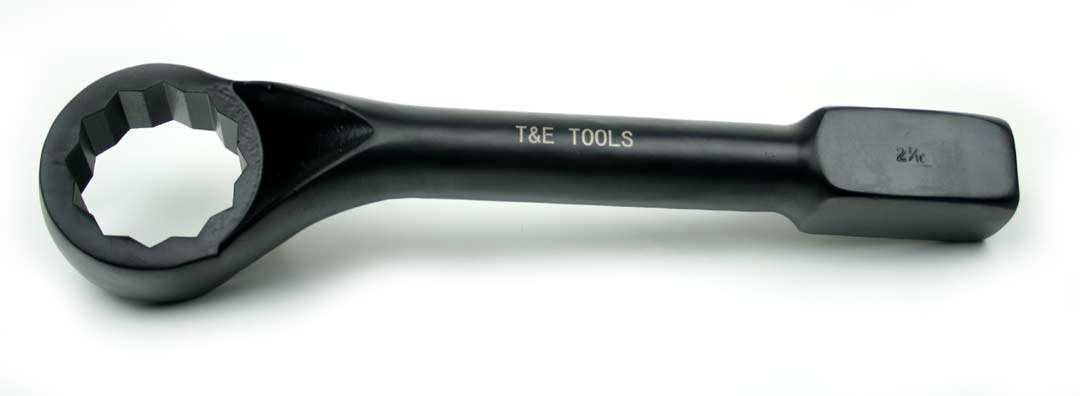 Striking Wrenches T&E Tools 3334-78 Heavy Duty 2 7/16 Inch Offset Striking Wrench 12 Point