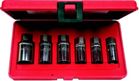 Speciality Tools T & E Tools 5050 6 Piece  SAE Roller Cam Stud Extractor Set-Standard