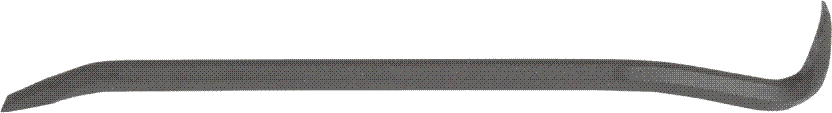 PryBars, Scrapers, Punches & Chisels T & E Tools 8717- 18 Inch Long Combination Jimmy and Pry Bar