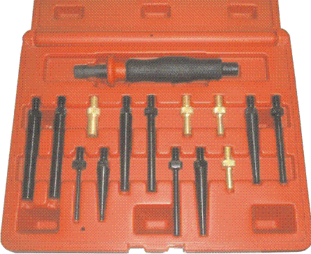 PryBars, Scrapers, Punches & Chisels T & E Tools 8917 15 Piece Brass & Steel Drift Punch Set