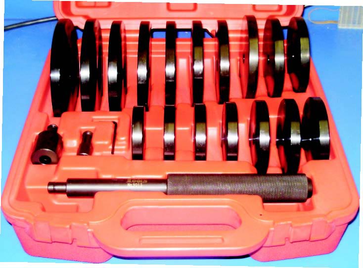 Nut Drivers, Star/Hex Handrivers & Screwdrivers T & E Tools 9013 Extra Large Custom Built Bushing,  Bearing, and  Seal Driver Set