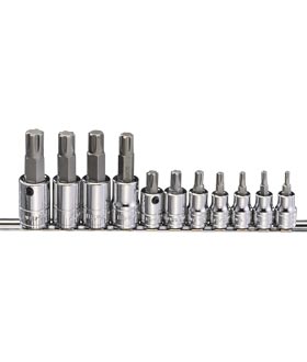 Hex & Star Sockets Professional Series Genius BS-3411S 11 Pc 3/8