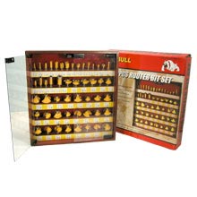 Tape Measures/Measuring Wheels CHIFRB050 50PC 1/4 SHAFT CARBIDE ROUTER BIT SET
