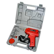 Electrical CHIG001302 5PC SOLDERING GUN W/BLOWCASE(