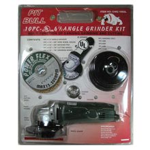Saws/Drills/Sanders/Joiners CHIG155UL 10PC 4 1/2 Angle Grinder Kit