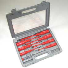 Screwdrivers/Nut Drivers/ Impact Drivers/Hooks CHIS43007 7PC Insulated Screwdriver Set & Tester
