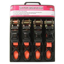 Tarps/Tie-Down/Straps CHIT82024S 4PC 1X15FT Ratchet Tie Down