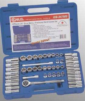 3/8 Drive Professional PN:GS347MS Genius 47 Piece 3/8