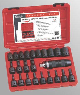 1/2 Drive Professional Genius 24 Piece 1/2