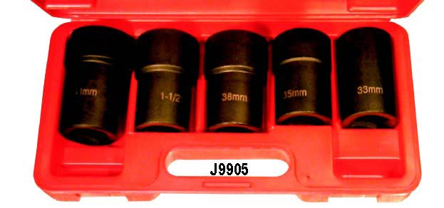 Truck Wheel Bearing Locknut Sockets T & E Tools J9905  Budd Wheel Socket Set-1