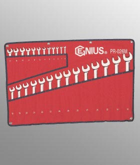Wrenches / Pliers Professional PN:PR026M Genius 26 Piece Metric Chrome Combination Wrench Set