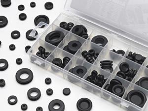 Hardware Assortments PTW5214 125 pc Rubber Grommet Assortment