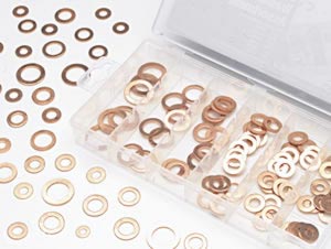 Hardware Assortments PTW5217 110 pc Copper Washer Assortment