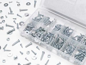 Hardware Assortments PTW5221 347 pc SAE Nut & Bolt Assortment
