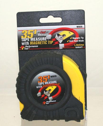 Tape Measures/Measuring Wheels PTW5035 35' TAPE MEASURE W/MAGNETIC TIP
