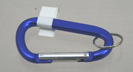 Everything Else PTW969BL 3 1/4 D RING KEY CHAIN BLUE
