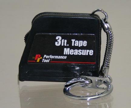 Tape Measures/Measuring Wheels PTW996 3' KEYCHAIN TAPE MEASURE