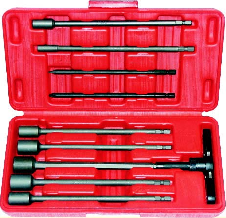 Wrenches T & E Tools T1020 10 Piece T-Handle Ratchet Wrench Set