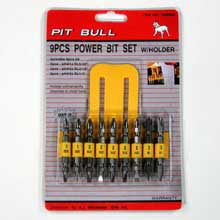 Screwdrivers/Nut Drivers/ Impact Drivers/Hooks TAIB0942 9PC Power Bit Set