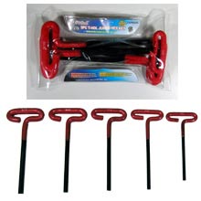 Hex/Torx TAIH0585 5PC Jumbo SAE T-Handle Hex Keys