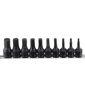 Hex & Star Sockets Professional Series Genius Tools TH-310S 10 Piece 1/2