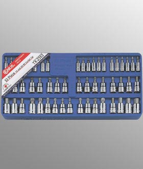 Hex & Star Sockets Professional Series PN:TX2353 Genius 53 Piece 1/4