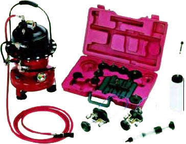 Automotive Suspension Wheel Brake T&E Tools WH505A  Portable Pressure Brake Bleeder Kit
