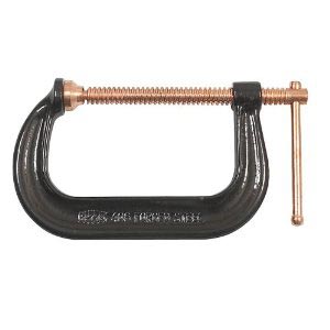 Specials & Closeouts Bessey CDF406C 6-Inch x 3-5/8-Inch Copper Spindle Drop Forged C Clamp