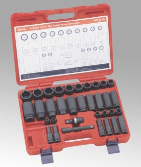 1/2 Drive Professional Genius GS-434S 34 Piece 1/2