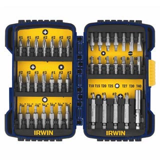 Nut Drivers, Star/Hex Handrivers & Screwdrivers Irwin Industrial Tools 3057018 Fastener Drive Screwdriver Bit Set, 40-Piece