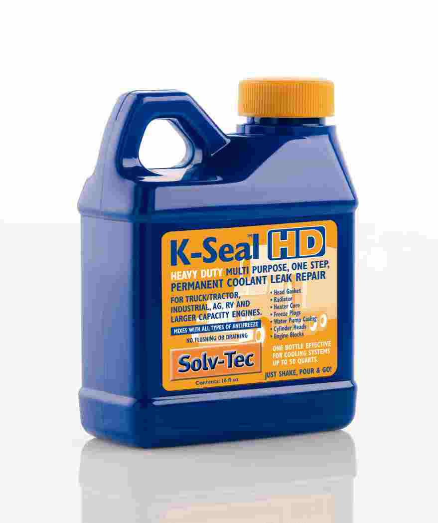 K-Seal Coolant Leak Repair 1 16 oz Bottle Solv-Tec K-Seal HD One Step Coolant Leak Repair for Truck and Heavy Duty Vehicles