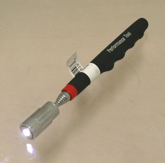 Magnetic/Pickup Tools PTW1929 LED LIGHTED EXTENDABLE  MAGNETIC PICKUP TOOL