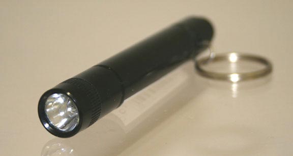 Task Lights/Flashlights PTW1910B KEYCHAIN LIGHT 3 1/2' BLACK