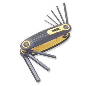 Hex/Torx MIT25161 8PC Metric Folding Hex