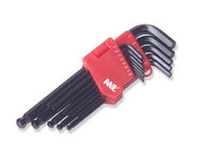 Hex/Torx MIT25219 13PC Ball Hex Key Wrench Set SAE