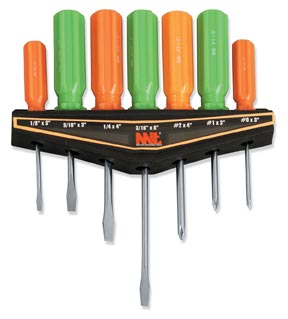 Screwdrivers/Nut Drivers/ Impact Drivers/Hooks MIT2719 7-PC. PRO-LINE SCREWDRIVER SET