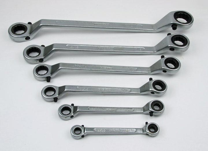 Wrenches M Q Pro H10001 6 Piece SAE Gear Wrench Set