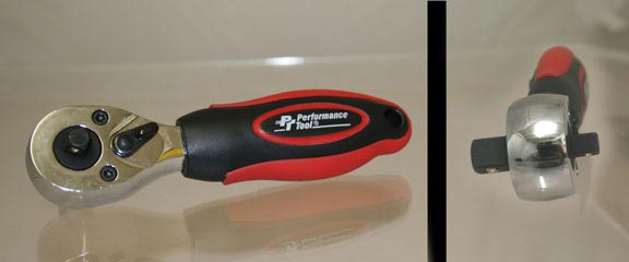 3/8inch Drive PTW30702 3/8 & 1/4 DRIVE STUBBY RATCHET