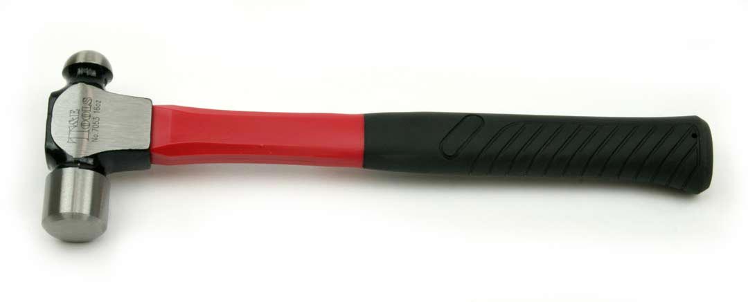 Hammers T & E Tools 7053 Ball Pein Gasket Hammer- 16oz.
