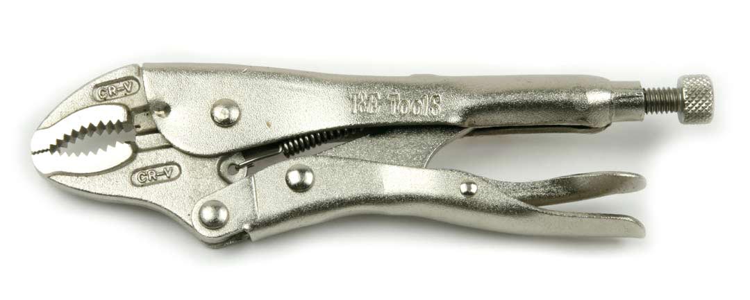 Pliers/Cutters/Crimpers T & E Tools 907 Curved Jaw Locking Grip Pliers 7