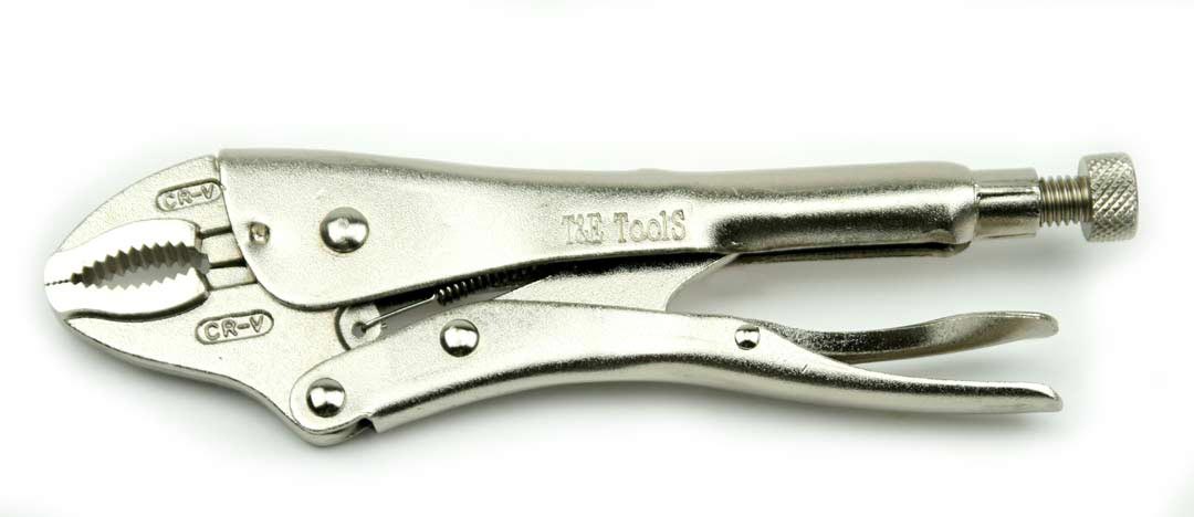 Pliers/Cutters/Crimpers T & E Tools 910 Curved Jaw Locking Grip Pliers- 10