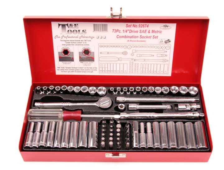 1/4 Drive Professional T & E Tools 92674 1/4