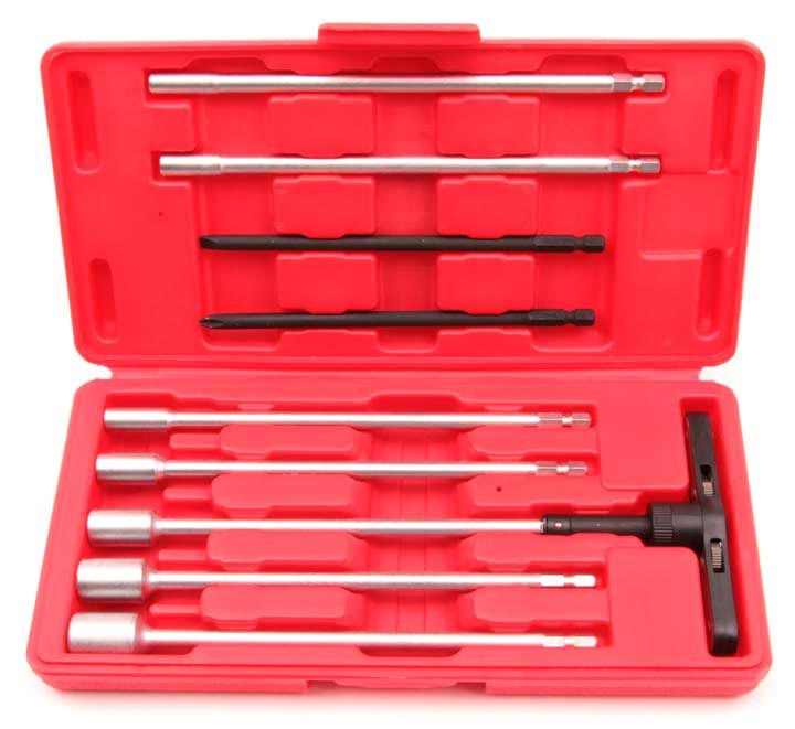 Wrenches T & E Tools T1010 10 Piece T-Handle Ratchet Wrench Set