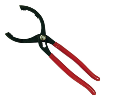 Filter pliers for removing oil filter