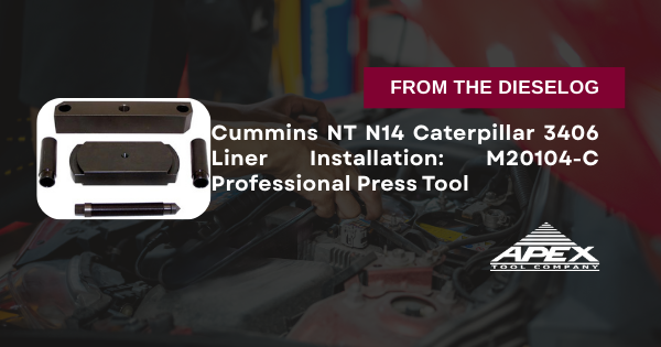 Cummins N14 Caterpillar 3406 Liner Press | M20104-C Tool